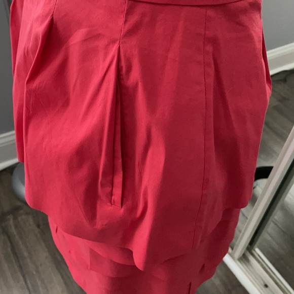 Red Strapless BCBG Max Azria dress - Picture 10 of 16